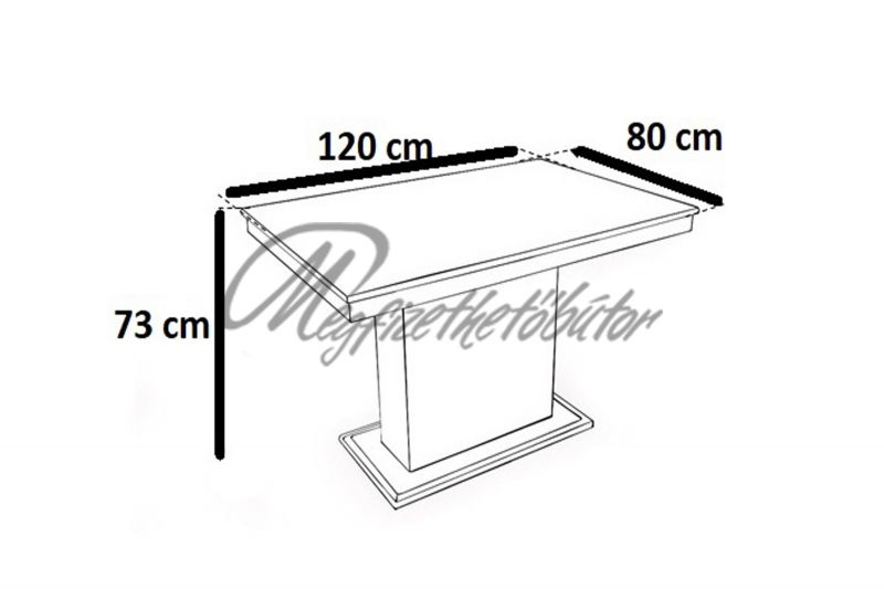 Szofi étkező Flóra asztallal (4 személyes)