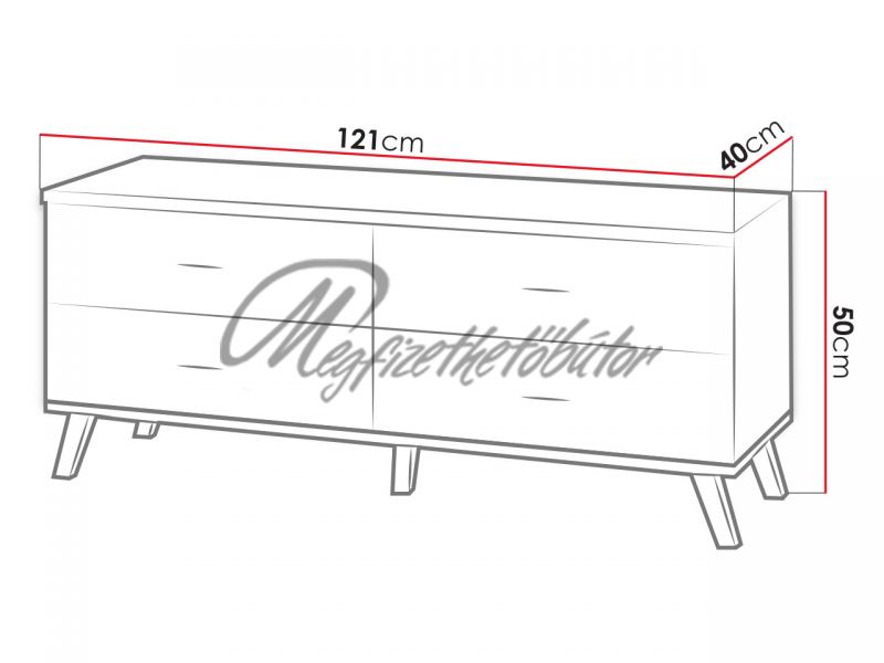 Grandy 120 Tv állvány