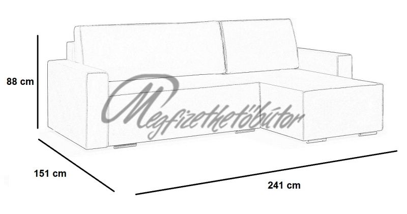 Monti sarokkanapé