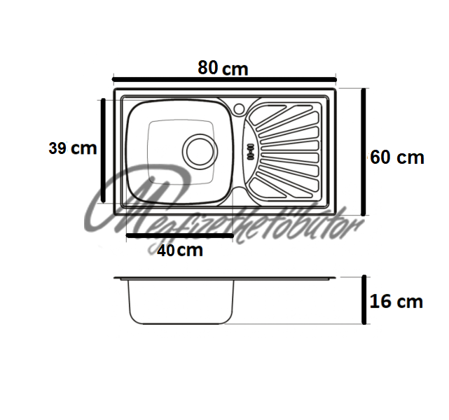 Vario konyha 260 cm I.