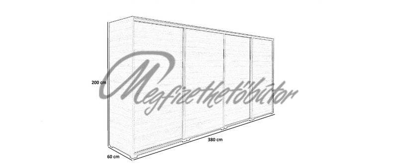 Depo gardrób 380