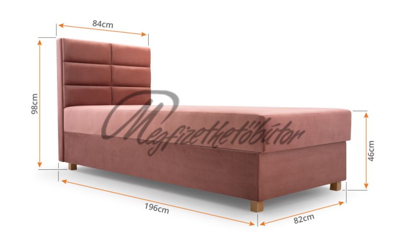 Pertisz 80 franciaágy