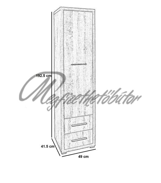 Dupi (1A2F) szekrény