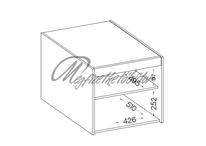 Edina gardrób 1D3S 60