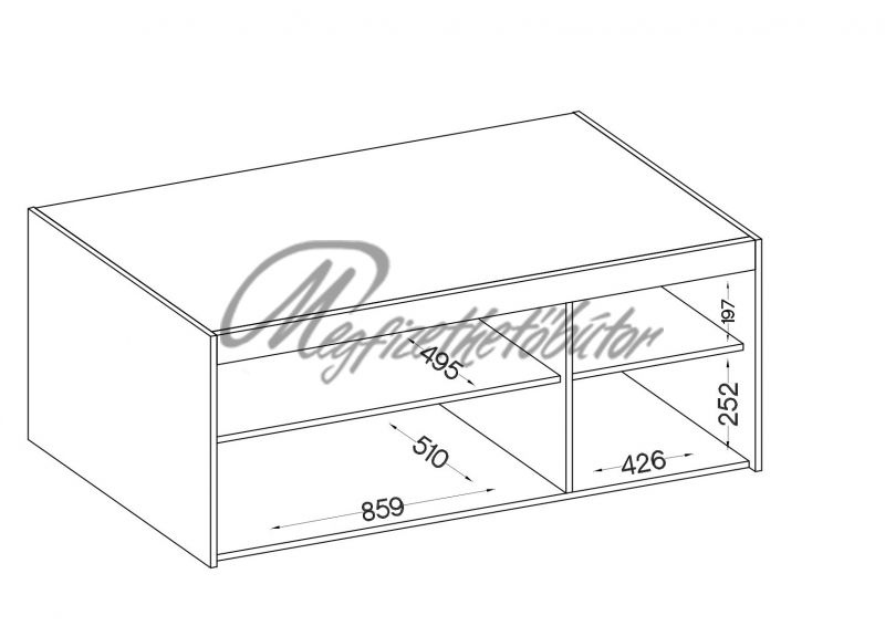 Edina gardrób 3D - LUSTRO 133