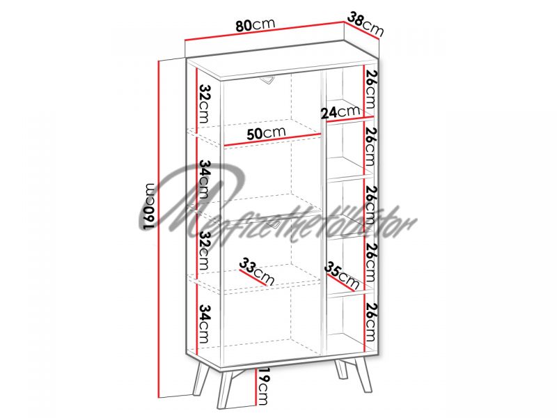 Rente RG80 szekrény