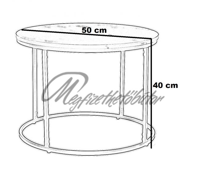 Gagin dohányzóasztal