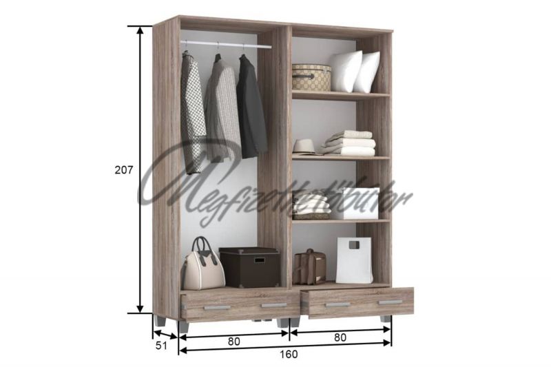 Gion GO gardrób 160