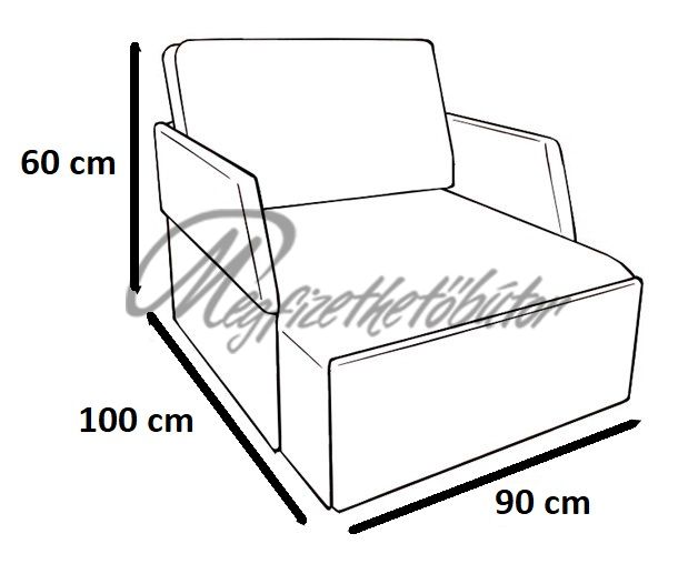 Grogu karos fotelágy