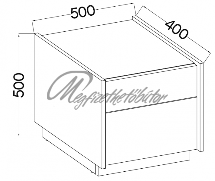 Abilen éjjeliszekrény