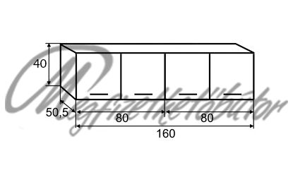 Malibu-2 gardrób 160