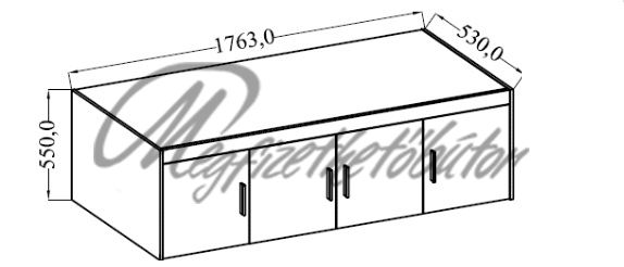 Edina gardrób 399 cm