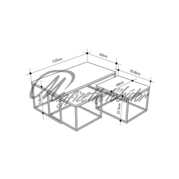 Salina dohányzóasztal