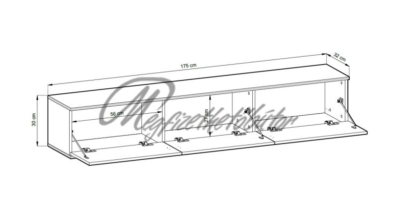Zavira Tv állvány 175 MDF