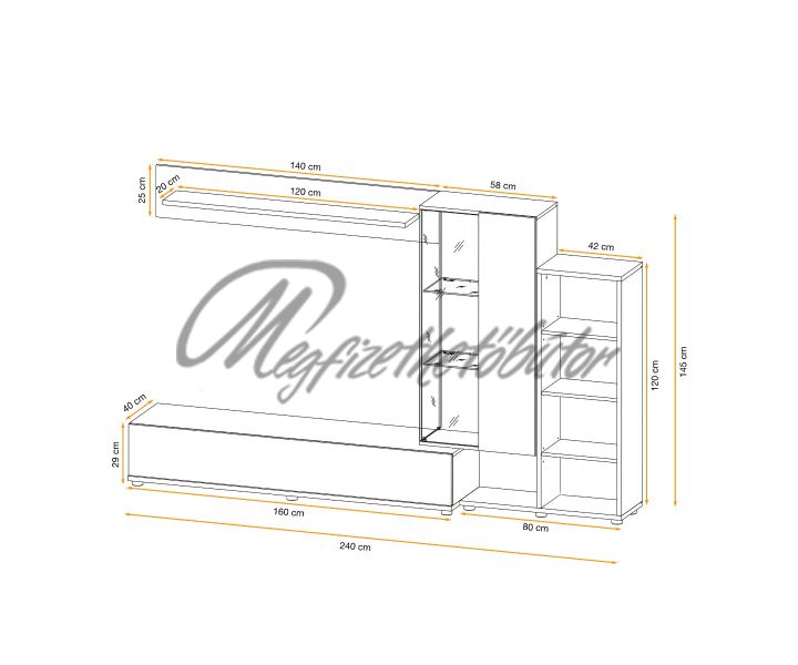 Silk II szekrénysor