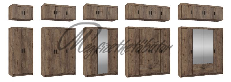 Edina gardrób 3D 130