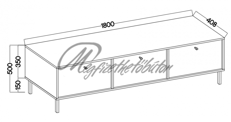 Hestia 3K Tv állvány