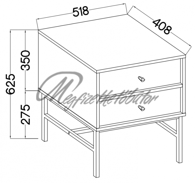 Brenel éjjeliszekrény