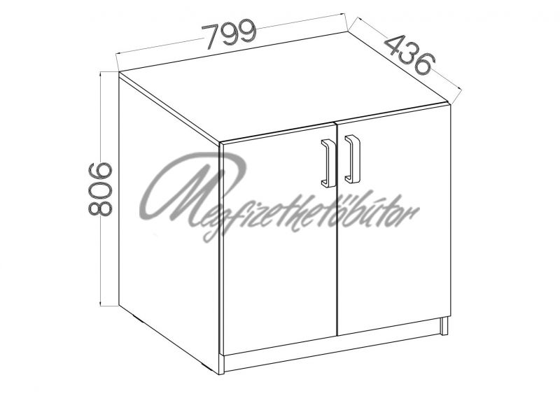 Dalva 102 alsó elem