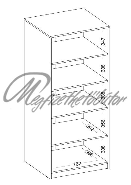 Dalva 110 polcos elem