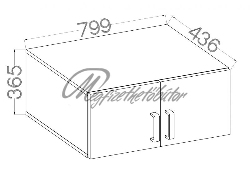 Dalva 112 nyíló felső elem