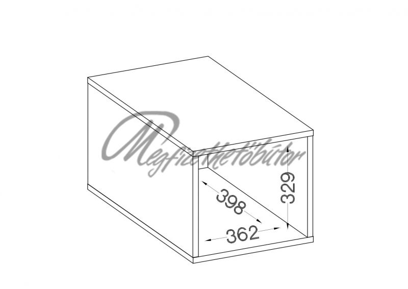 Dalva 115 felső nyíló elem