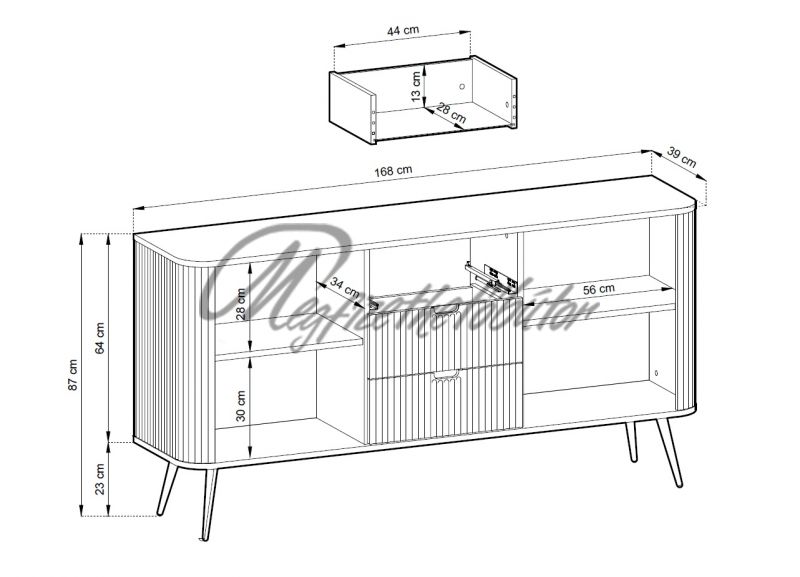Arista KSZ168 komód