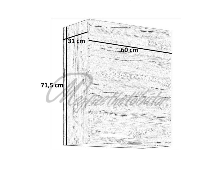 Palmi konyha 60 G-72 1F