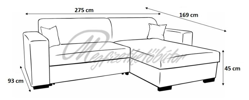Akciós Monaco II. sarok + ajándék dohányzóasztal