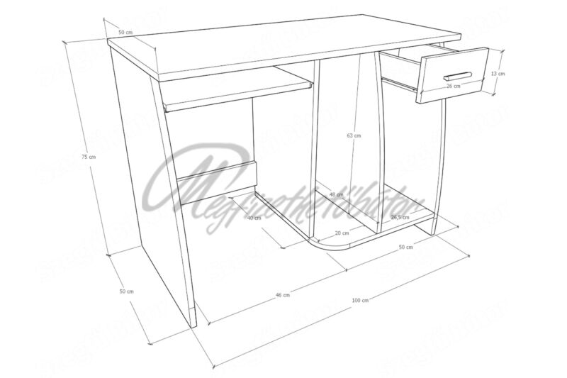 CT 18 Számítógépasztal