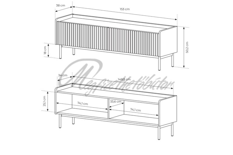 Milian 153 2D Tv állvány