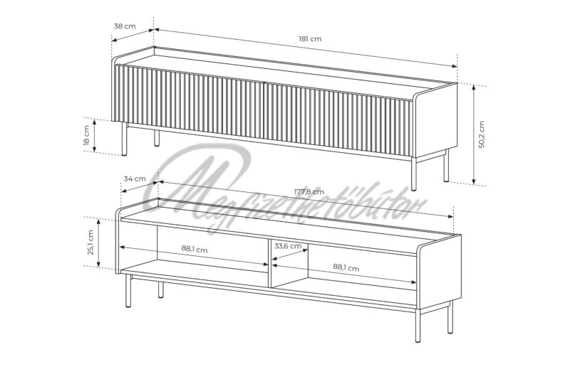 Milian 181 2D Tv állvány