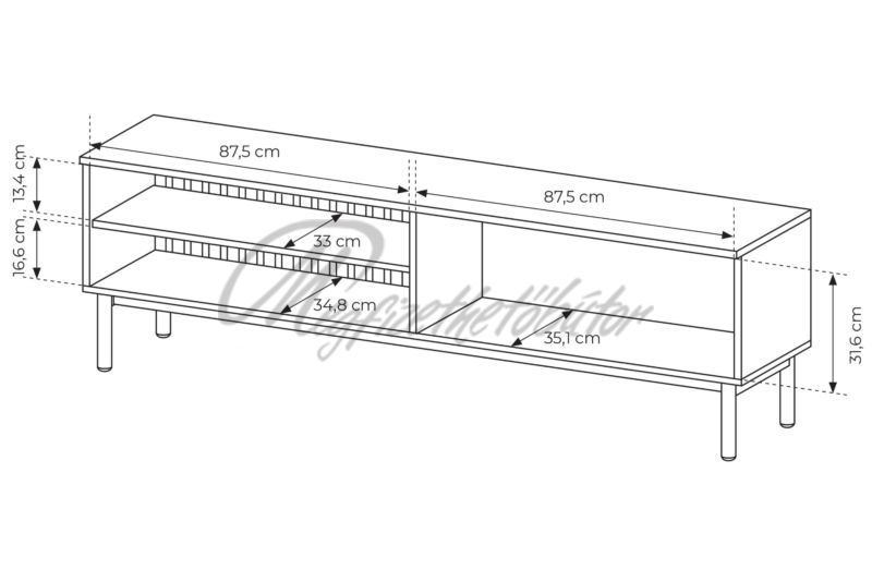 Delano 180 2D Tv állvány