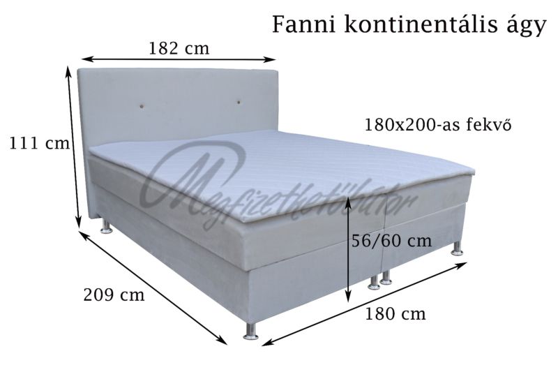 Fanni boxspring ágy