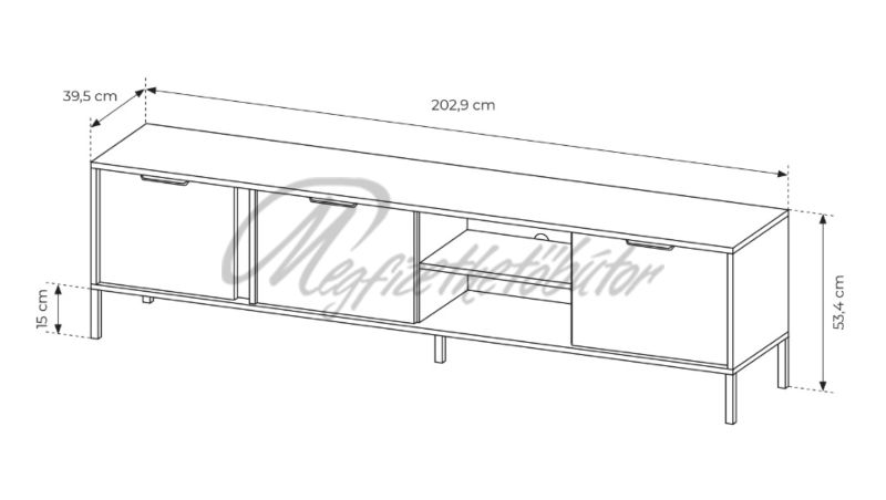 Exit Tv állvány 203 3D