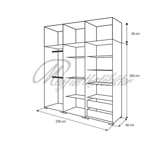 Box gardrób 239