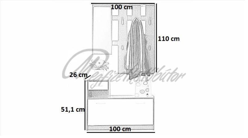 Vira-Mecki előszobafal II.