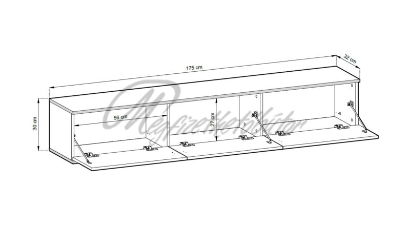Zavira Tv állvány 175 MDF