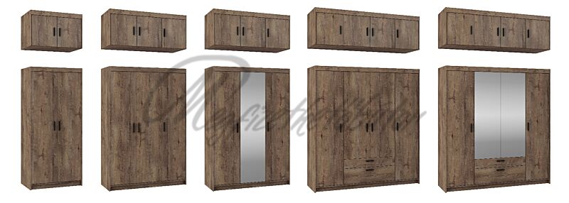 Edina gardrób 3D 130