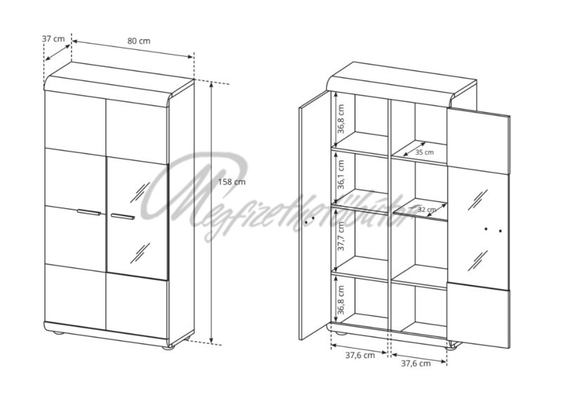 Tilda 80 vitrin