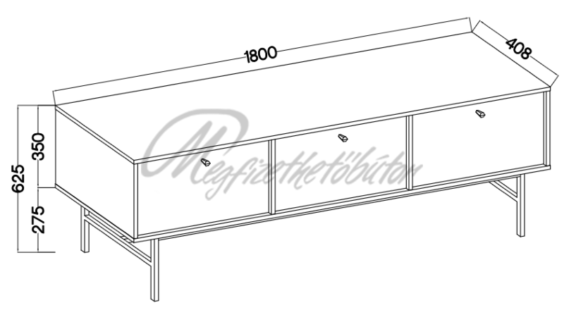 Hestia 3K Tv állvány