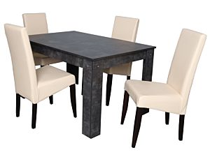 Berta étkező Félix asztallal (4 személyes) Megfizethetőbútor